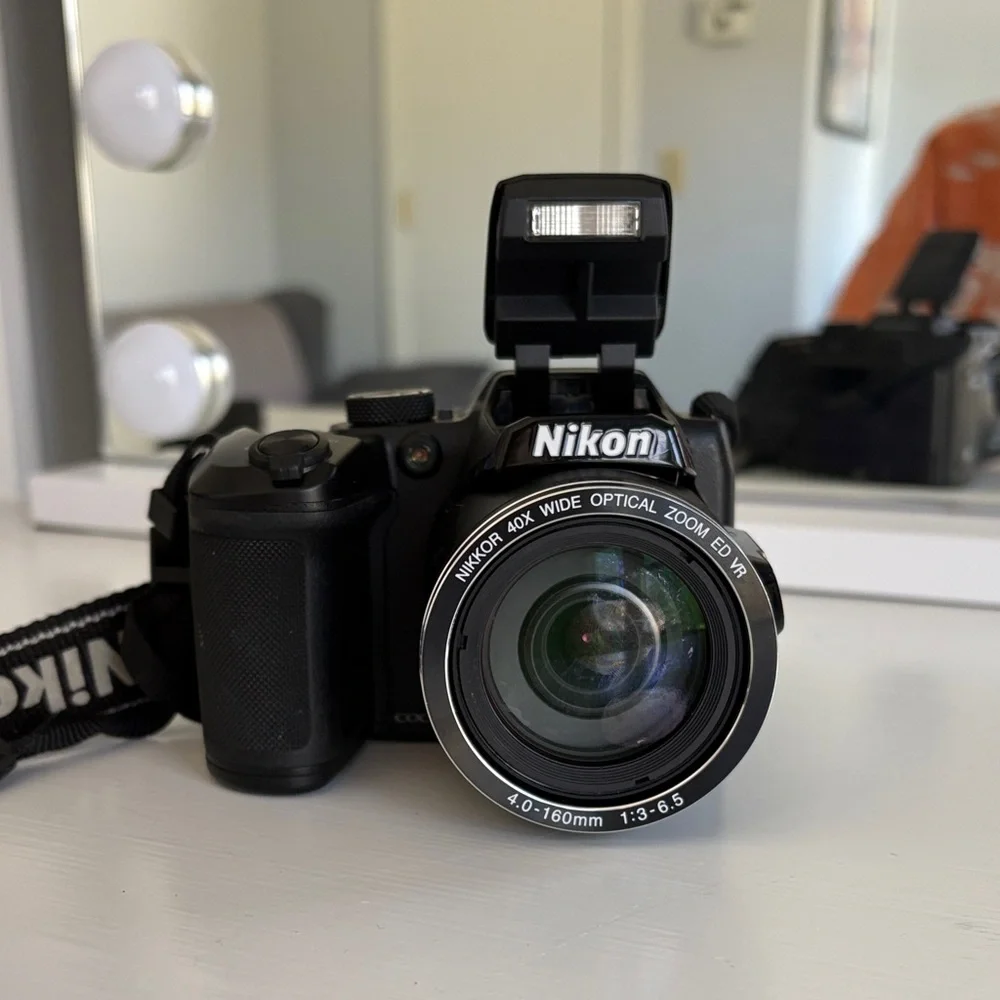 Nikon Black Digital Camera with 40x Optical Zoom